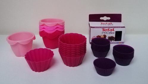 TEFAL Set de 12 moules à cupcakes silicone PROFLEX pas cher 