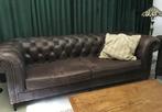 Chesterfield stijl bankstel, Huis en Inrichting, Ophalen, Gebruikt, Leer