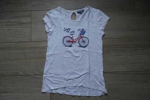 Leuke T-shirt fiets JBC maat 134 / 140, Kinderen en Baby's, Kinderkleding | Maat 134, Gebruikt, Meisje, Shirt of Longsleeve, Ophalen of Verzenden