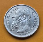 2 Francs.  1909.  Leopold ll, Postzegels en Munten, Munten | België, Zilver, Ophalen of Verzenden, Losse munt, Zilver