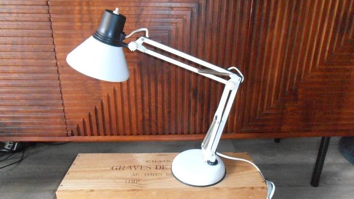 Vintage bureaulamp jaren 70/80 - in perfecte staat, Huis en Inrichting, Lampen | Tafellampen, Zo goed als nieuw, 50 tot 75 cm