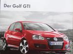 Brochure Volkswagen VW Golf GTI, Livres, Volkswagen, Enlèvement ou Envoi