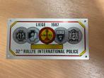 Rallye police Liège 1987., Ophalen of Verzenden, Rijkswacht