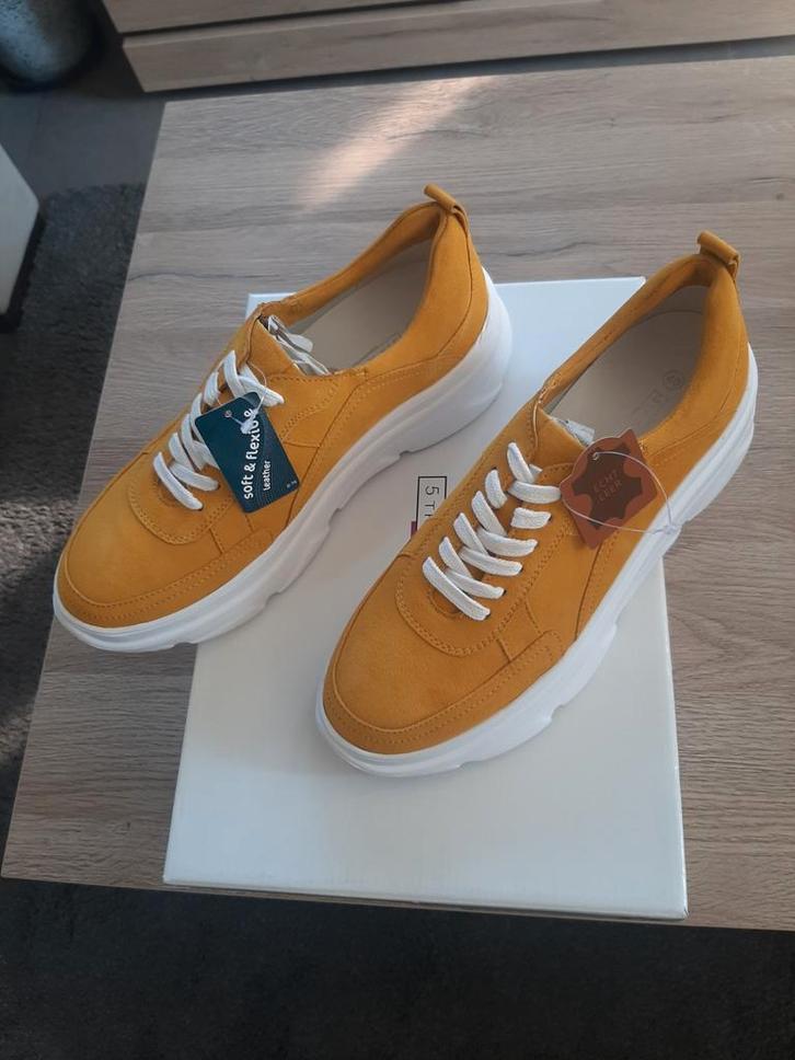 Nieuwe leren sneakers maat 38, Kleding | Dames, Schoenen, Nieuw, Sneakers, Ophalen of Verzenden