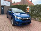 Dacia Sandero1.0 Benzine 2024 Navi Apple Carplay LED Euro6, Voorwielaandrijving, Stof, Blauw, Bedrijf