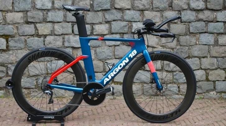 Argon 18 E117 TRI Disc Tijdritfiets, Fietsen en Brommers, Fietsen | Racefietsen, Zo goed als nieuw, Heren, Overige merken, 15 tot 20 versnellingen