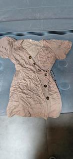 Beige korte kleedje maat M, Kleding | Dames, Ophalen, Gedragen, Maat 38/40 (M), Beige