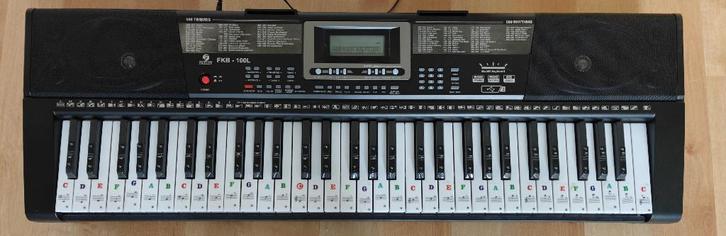 Fazley FKB - 100L: Beginner keyboard, Musique & Instruments, Claviers, Comme neuf, 61 touches, Autres marques, Sensitif, Connexion MIDI