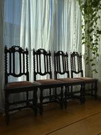 5 Mechelse mahoniehouten eetkamer stoelen. Zeer net !, Vijf, Zes of meer stoelen, Mechelse stijl, Zo goed als nieuw, Hout