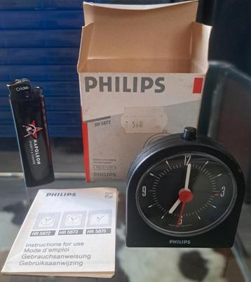 Mini-réveil vintage Philips en parfait état, Enlèvement ou Envoi, Neuf