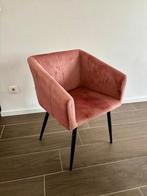 4 stoelen roos velvet (Kick Collection), Huis en Inrichting, Stoelen, Ophalen, Overige materialen, Gebruikt, Overige kleuren