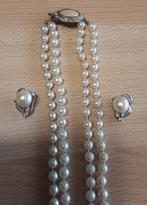 Ketting en oorbellen parel, Ophalen, Zo goed als nieuw