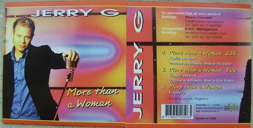 JERRY G More than a woman  NIEUWE CD-Single 8713953205065  H, Cd's en Dvd's, Cd Singles, Nieuw in verpakking, Pop, Ophalen of Verzenden