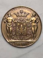 Medaille in brons, Stad Antwerpen 1953, Postzegels en Munten, Penningen en Medailles, Ophalen, Brons