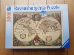 Puzzle 5000 pièces Ravensburger « Mappemonde antique », Ophalen, Meer dan 1500 stukjes, Zo goed als nieuw, Legpuzzel