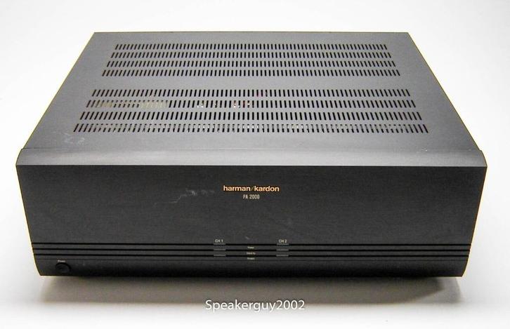 versterker Harman Kardon PA2000, Audio, Tv en Foto, Versterkers en Ontvangers, Gebruikt, Stereo, Minder dan 60 watt, Overige merken