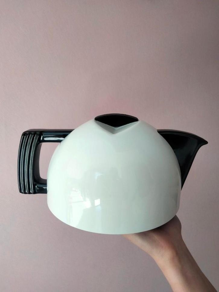 1980s vintage Postmodern design theepot Memphis stijl, Verzamelen, Retro, Huis en Inrichting, Ophalen of Verzenden