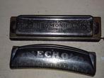 lot de 2 harmonica HOHNER TBE, Muziek en Instrumenten, Blaasinstrumenten | Mondharmonica's, Ophalen of Verzenden, Gebruikt, Chromatisch