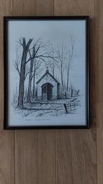 Pentekening  van Borsbeke., Antiek en Kunst, Ophalen