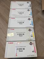 5 toners originaux neufs Canon C-EXV 26 ZCYM, Enlèvement ou Envoi, Neuf, Toner, Canon