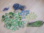 lot de pierre de décoration vert et bleu, Ophalen of Verzenden, Gebruikt