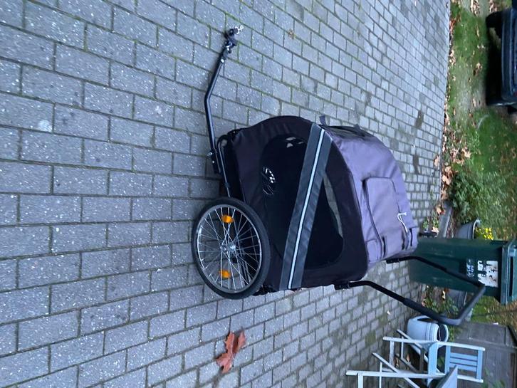 Hondenkar fiets, Fietsen en Brommers, Fietsaccessoires | Aanhangwagens en Karren, Gebruikt, Hondenkar, Minder dan 20 kg, Ophalen