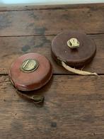 Anciens ruban à mesurer en cuir (2 pièces), Antiquités & Art, Antiquités | Outils & Instruments