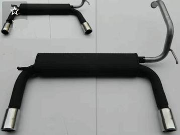 123 SPORTUITLAAT TOYOTA AYGO PEUGEOT 107 CITROEN C1 beschikbaar voor biedingen