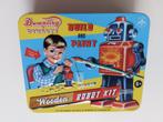 Knutsel set houten robot in retro metalen doosje NIEUW!, Ophalen of Verzenden, Nieuw, Knutselwerk