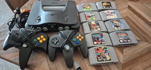 Nintendo 64 met 9 spellen en HDMI omvormer, Games en Spelcomputers, Spelcomputers | Nintendo 64, Zo goed als nieuw, Ophalen