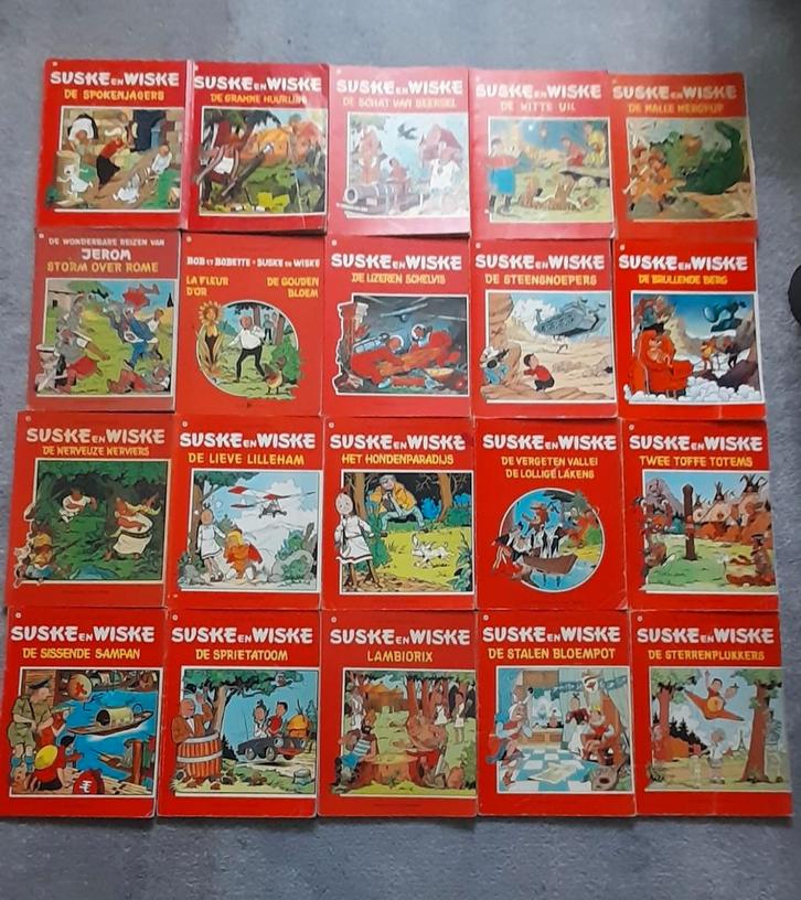 Verzameling Suske en Wiske stripboeken - 20 stuks, Boeken, Stripverhalen, Gelezen, Meerdere stripboeken, Ophalen