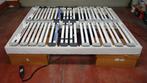 2 elektrische boxsprings + matras 140 x 200, Ophalen, Gebruikt, Tweepersoons, 140 cm
