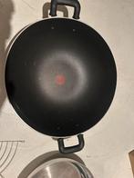 Tefal wok pan, Ophalen of Verzenden, Zo goed als nieuw, Wok, Keramische plaat