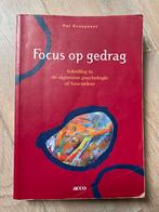 Boek ‘Focus op gedrag’ van Pol Craeynest, Acco, Utilisé, Enseignement supérieur professionnel, Enlèvement ou Envoi