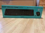 Wireless keyboard & mouse, Nieuw, Logitec, Azerty, Toetsenbord en muis-set