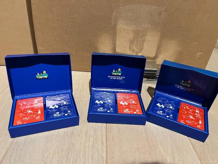 Speelkaarten Kuifje/Tin Tin nooit gebruikt., Verzamelen, Complete verzamelingen en Collecties, Ophalen of Verzenden