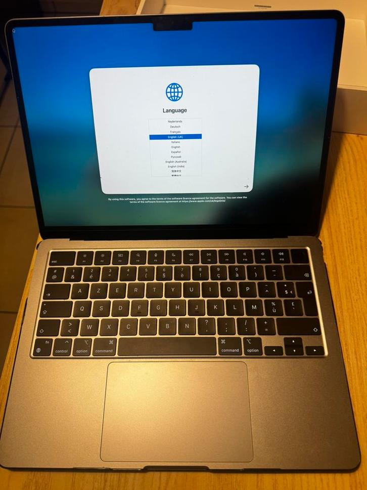Apple MacBook Air (M3, 2024), Computers en Software, Windows Laptops, 13 inch, SSD, Ophalen