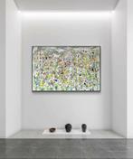 Colorful flowers filed ⚘, Antiek en Kunst, Kunst | Schilderijen | Abstract, Ophalen