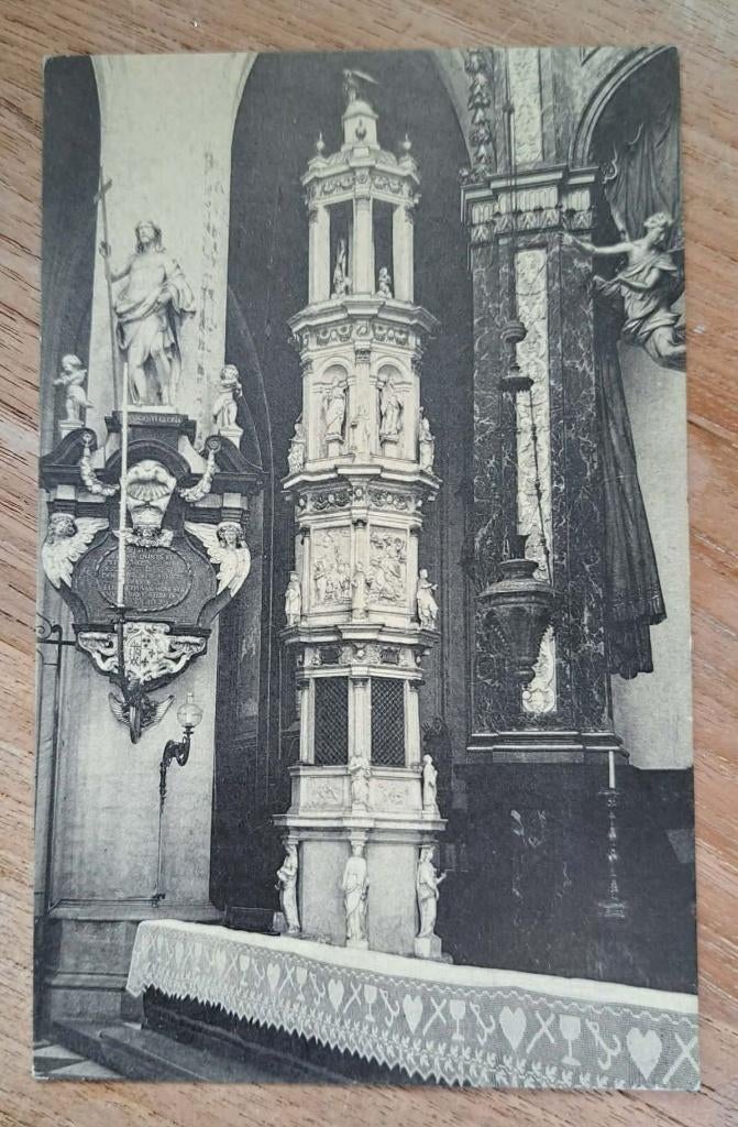 postkaart Diest - Tabernakel van St. Sulpitiuskerk, Enlèvement ou Envoi, Non affranchie, Brabant Flamand