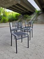 6 stoelen „Sandows” - René Herbst (prod.80's), Huis en Inrichting, Ophalen, Bauhaus, Zwart, Zo goed als nieuw