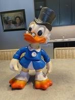 Vintage rubberen pop Onkel Dagobert Duck, Ophalen of Verzenden, Donald Duck, Gebruikt, Beeldje of Figuurtje