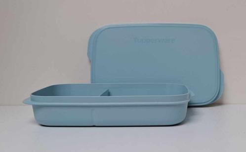 Tupperware « Duo Lunchbox Eco » Gecompartimenteerd - Blauw, Huis en Inrichting, Keuken | Tupperware, Nieuw, Bus of Trommel, Blauw