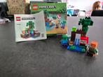 Lego Minecraft Het Moerasavontuur (21240), Ophalen, Zo goed als nieuw, Complete set, Lego