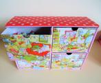 Lillebi mooie box met 4 puzzels verdeeld in bakjes. + 4 jaar, Kinderen en Baby's, Speelgoed | Kinderpuzzels, 4 tot 6 jaar, Gebruikt