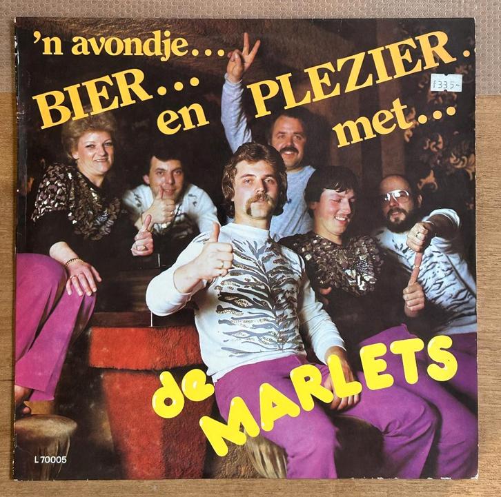 De Marlets – 'n Avondje Bier En Plezier Met ... De Marlets!!, Cd's en Dvd's, Vinyl | Pop, Gebruikt, 1980 tot 2000, 12 inch, Ophalen of Verzenden