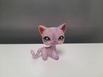 Littlest pet shop #933 purple shorthair cat orange star eye, Ophalen of Verzenden, Gebruikt
