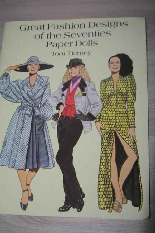 Boek , Great Fashion Designs of the Seventies Paper Dolls, Boeken, Mode, Zo goed als nieuw, Overige onderwerpen, Ophalen of Verzenden