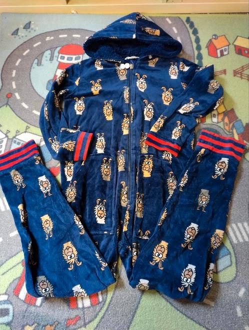 Warme onesie van Woody maat 140/10j, Kinderen en Baby's, Kinderkleding | Maat 140, Zo goed als nieuw, Ophalen of Verzenden