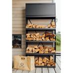 Nieuwe Ofyr Woodstorage Black 100 Houtkast., Ophalen, Nieuw, Metaal, Overige typen