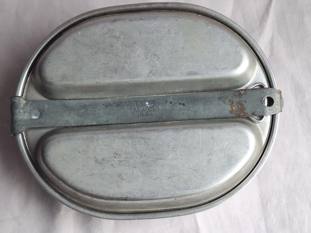 Gamelle US WW2 M.A.Co 1944, Collections, Enlèvement ou Envoi, Armée de terre, Autres types